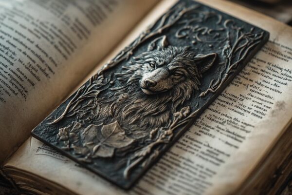 Marque page loup : Un compagnon sauvage pour vos lectures